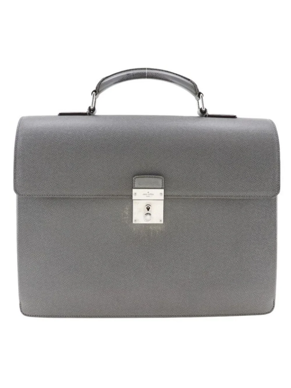 Louis Vuitton Neo Robusto 2 Briefcase Taiga Glacier Gray Business - Picture 1 of 9